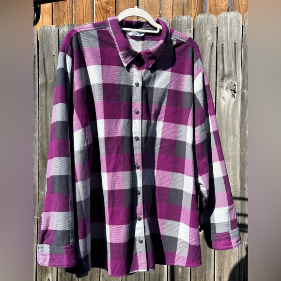 Riders by Lee 4X button down fleece shacket. - Picture 1 of 4